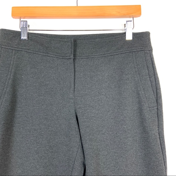 Eileen Fisher Milano Knit Slim Pants Small Gray - Picture 4 of 8